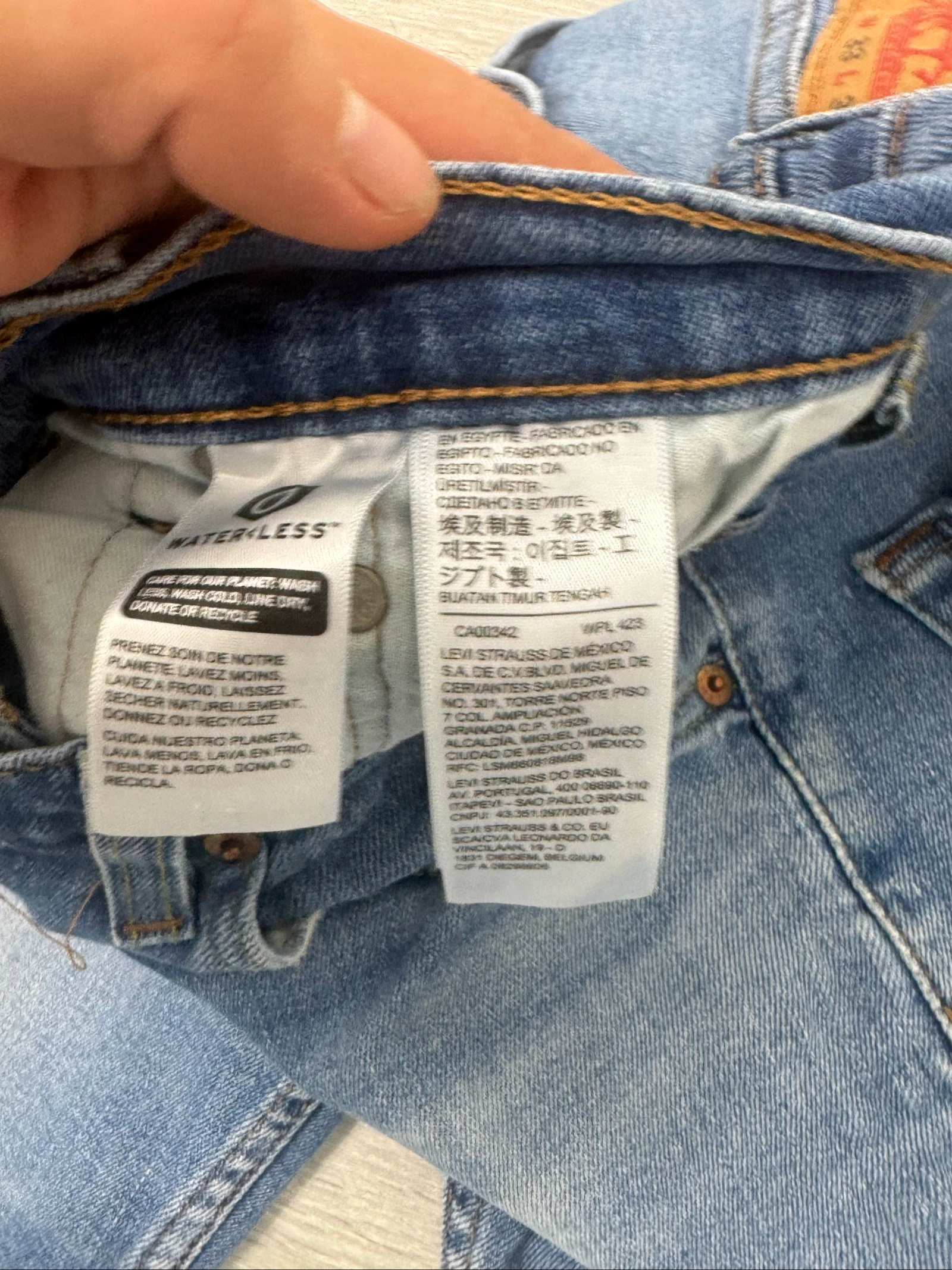 Levi’s 511 Slim Jeans Heren W33 L32 Blauw Gewassen Stretch Denim Origineel Levi Strauss – photo 9